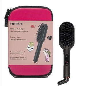 NWOT Amika Polished Perfection Mini
Straightening Brush
